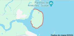 Mapa da Ilha de Cocaia